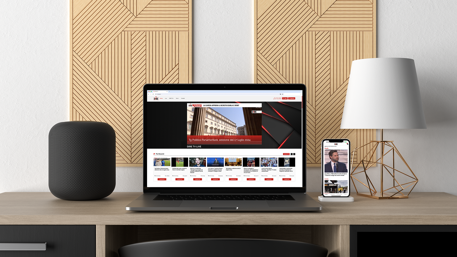 DiRE video news portal